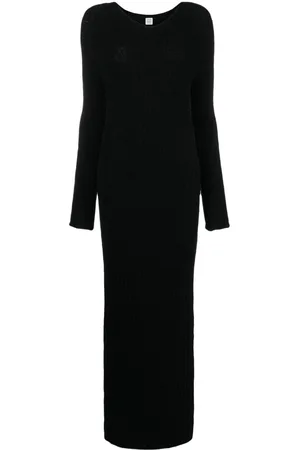 Totême Geripptes Kleid
