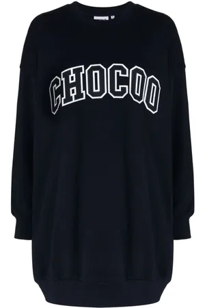 Chocoolate Kleid mit rundem Ausschnitt