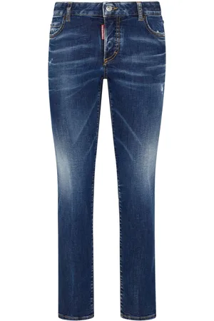 Dsquared2 Ausgeblichene Slim-Fit-Jeans
