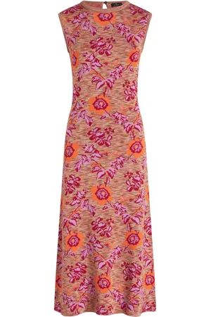 Etro Maxikleid aus Blumen-Jacquard