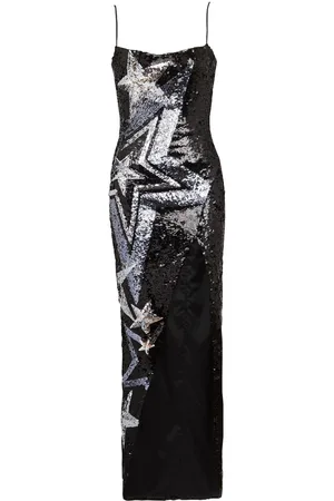 Balmain Maxikleid mit Pailletten