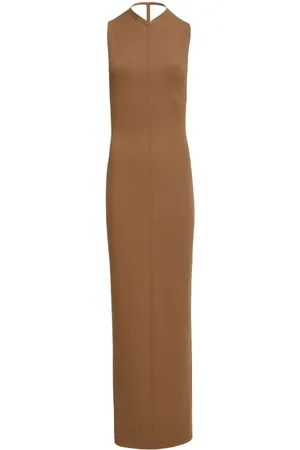 Khaite Maxikleid mit V-Ausschnitt