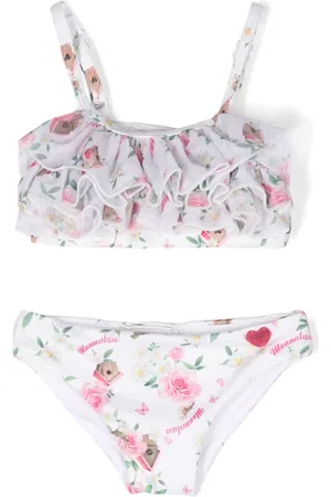 MONNALISA Gerüschter Bikini mit Blumen-Print