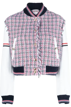 Thom Browne Bomberjacke mit RWB-Streifen
