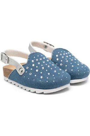 MONNALISA Jeans-Sandalen mit Strassverzierung