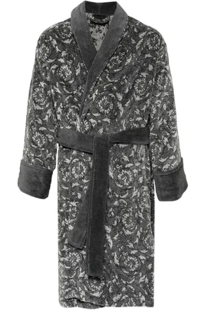 VERSACE Barocco Bademantel mit Gürtel