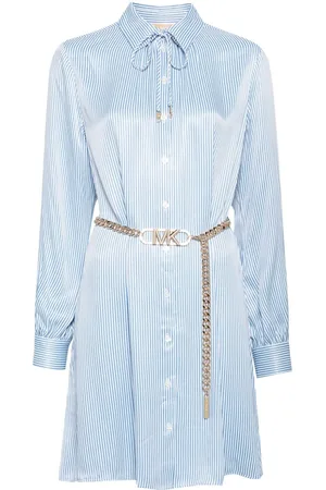 Michael Kors Gestreiftes Maxikleid