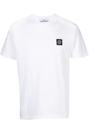 Stone Island T-Shirt mit Kompass-Applikation