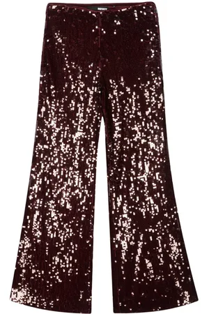 ROTATE Taillenhose mit Pailletten