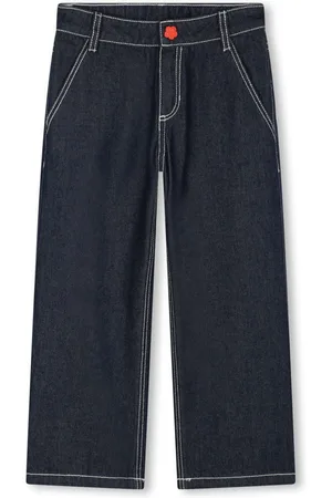 Kenzo Straight-Leg-Jeans mit Logo-Print