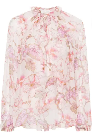 ZIMMERMANN Matchmaker Billow Bluse mit Blumen-Print