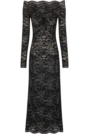 Paco rabanne Kleid mit Blumenspitze