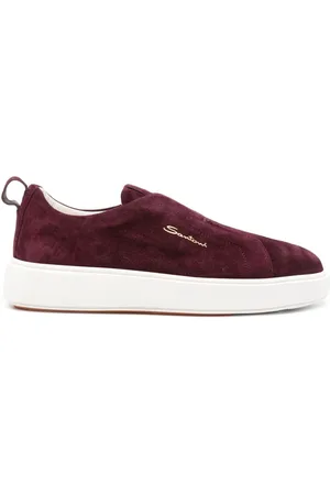 santoni Slip-On-Sneakers aus Wildleder