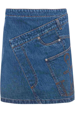 J.W.Anderson Jeans-Minirock mit JW-Initialien