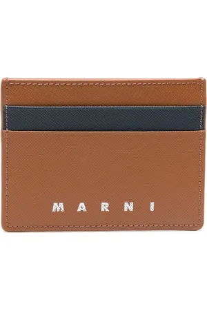 Marni Kartenetui mit Logo-Prägung
