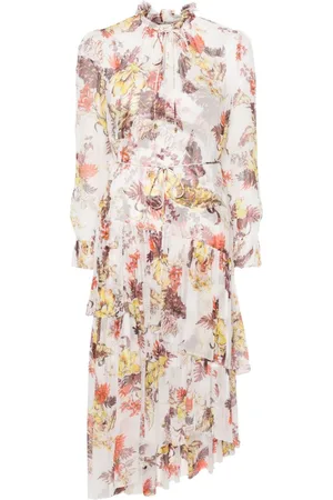 ZIMMERMANN Gestuftes Matchmaker Midikleid