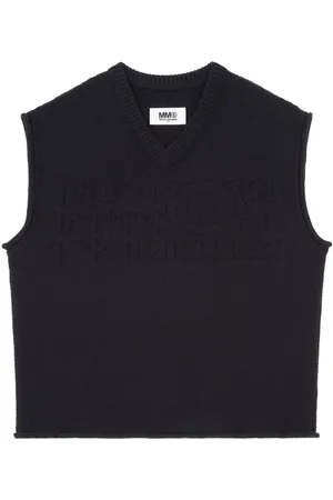 Maison Margiela Pullunder mit Nummern-Motiv