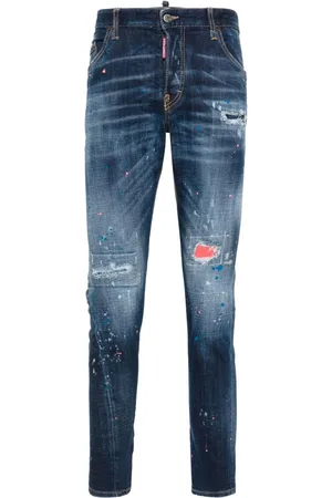 Dsquared2 Gerade Sexy Twist Jeans im Distressed-Look