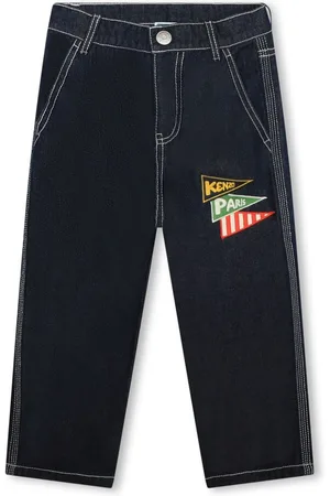 Kenzo Jeans mit Logo-Patch