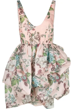 ZIMMERMANN Matchmaker Minikleid mit Blumen-Print