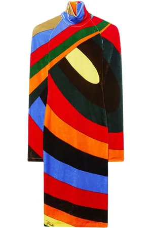 Puccini Minikleid mit Iride-Print