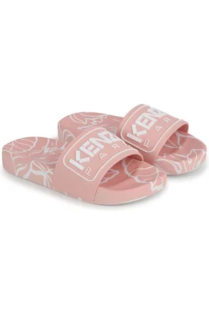 Kenzo Pantoletten mit Logo-Prägung