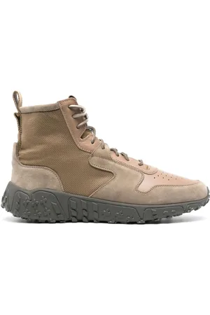 Buttero Schnürstiefel mit Kontrasteinsatz