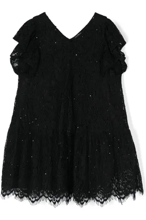 MONNALISA Kleid aus Spitze mit Pailletten