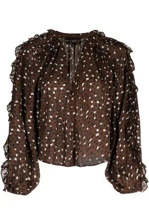 Cynthia Rowley Bluse mit Rüschen