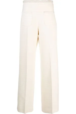 Sandro Tweed-Hose mit Perlen