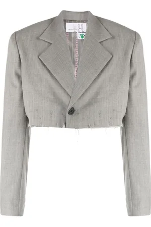 Natasha Zinko Cropped-Blazer mit steigendem Revers