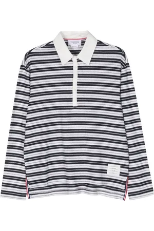 Thom Browne Gestreiftes Poloshirt