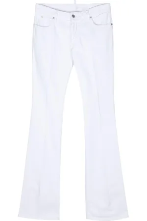 Dsquared2 Halbhohe Schlagjeans