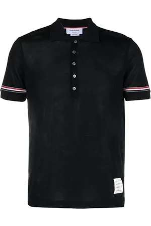 Thom Browne Poloshirt mit RWB-Streifen