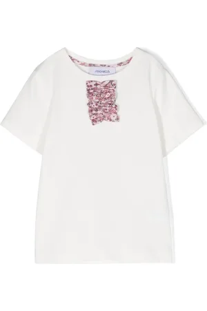 Simonetta Gerüschtes T-Shirt