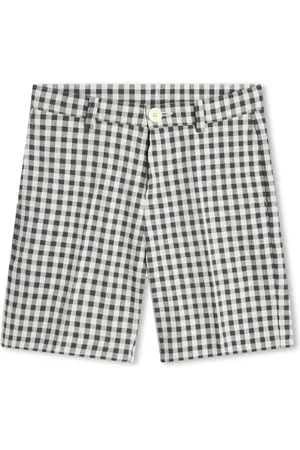 Kenzo Vichykaro-Shorts mit Logo-Schild