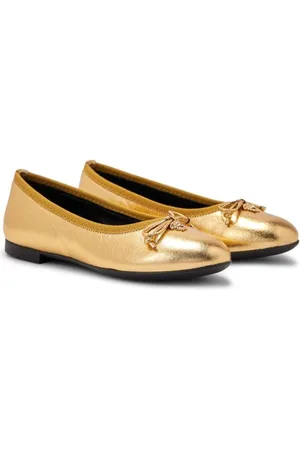 VERSACE Ballerinas im Metallic-Look