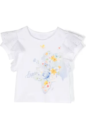 Lapin House T-Shirt mit Blumen-Print