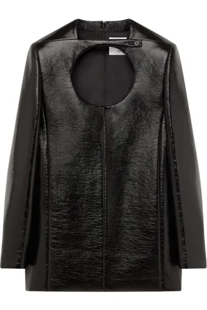 Courrèges Kleid in Lederoptik