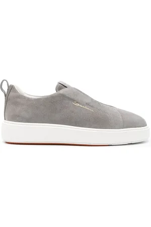 santoni Slip-On-Sneakers aus Wildleder