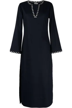 Simkhai Dalta Midikleid mit Ösen