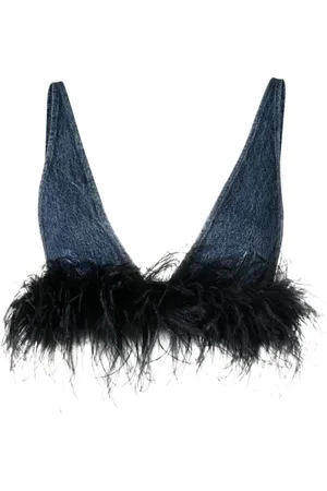 Miu Miu Tanktop mit Federnsaum