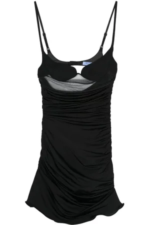 MUGLER Minikleid mit Rüschen