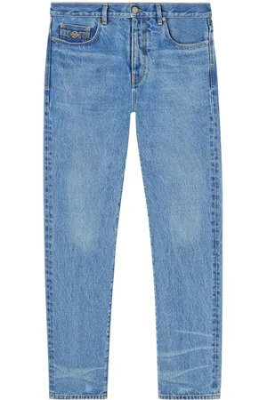 VERSACE Medusa Biggie Straight-Leg-Jeans