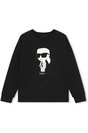 Karl Lagerfeld Ikon Sweatshirt mit rundem Ausschnitt