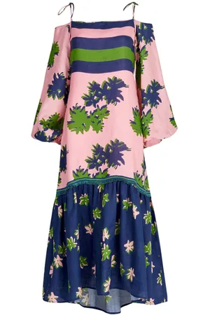 Silvia Tcherassi Schulterfreies Oristano Kleid