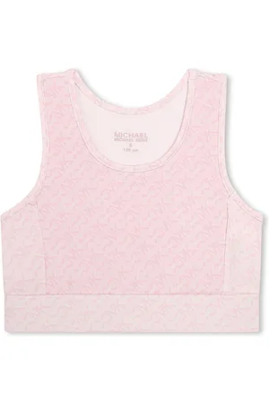 Michael Kors Cropped-Top mit Monogrammmuster