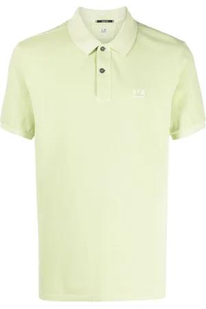 C.P. Company Pikee-Poloshirt mit Logo-Patch