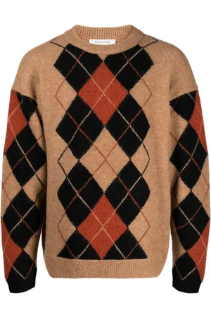 Maison Kitsuné Pullover mit Argyle-Muster