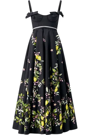 Giambattista Valli Saint-Tropez Midikleid mit Blumen-Print